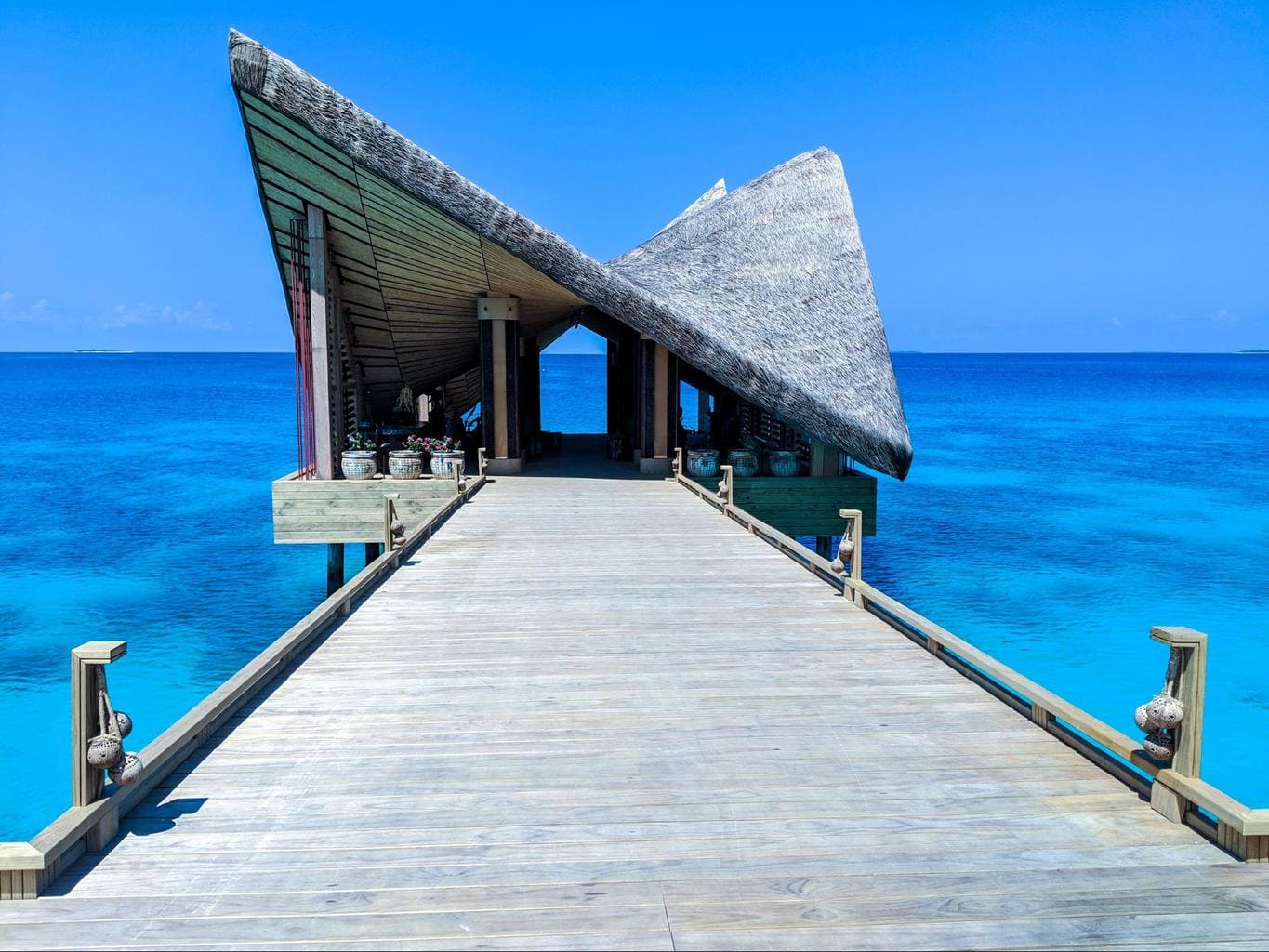 Arrival jetty at Joali Maldives