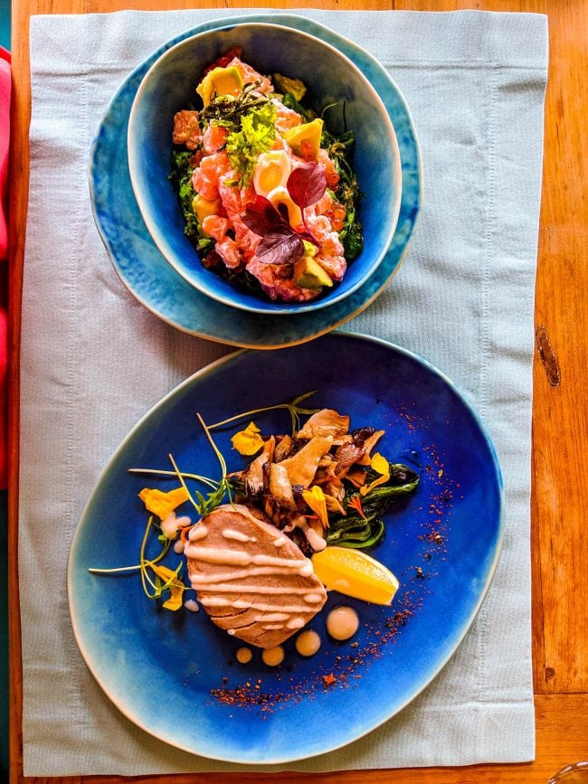 Fresh fish at Soneva Fushi