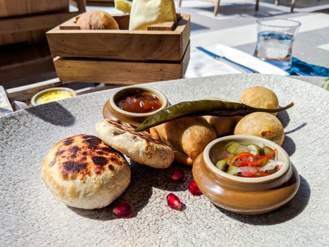 Maldivian snacks and burgers at Mura Bar