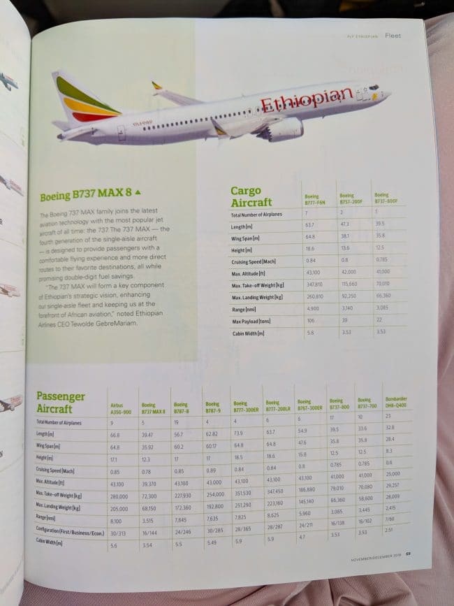 New Ethiopian Airlines Boeing 787 12