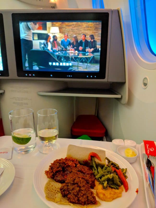 New Ethiopian Airlines Boeing 787 food 05