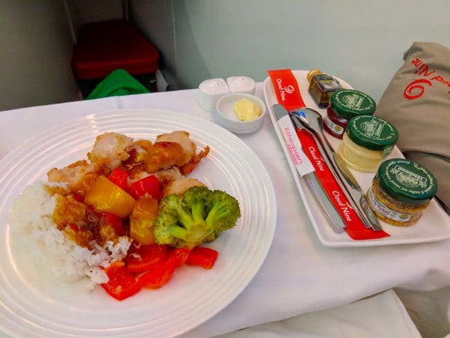 New Ethiopian Airlines Boeing 787 food 05