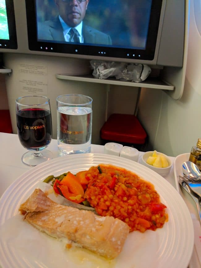 New Ethiopian Airlines Boeing 787 food 05