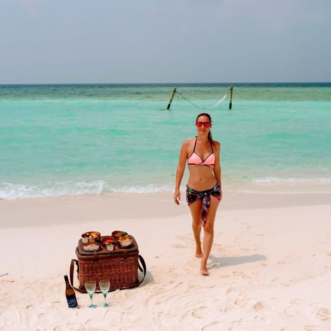 Sandbank at Soneva Fushi