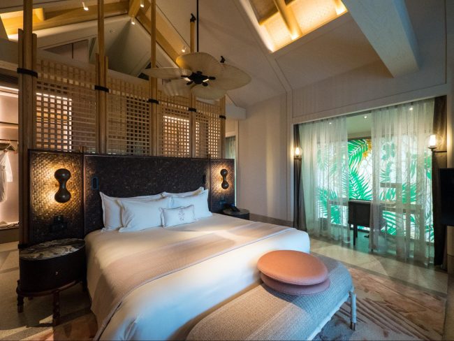 The four bedroom beach villa at Joali Maldives