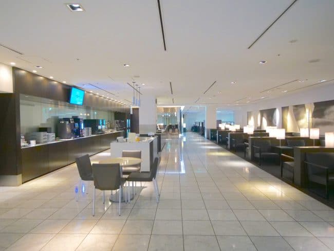 ANA Lounge Dining and seats