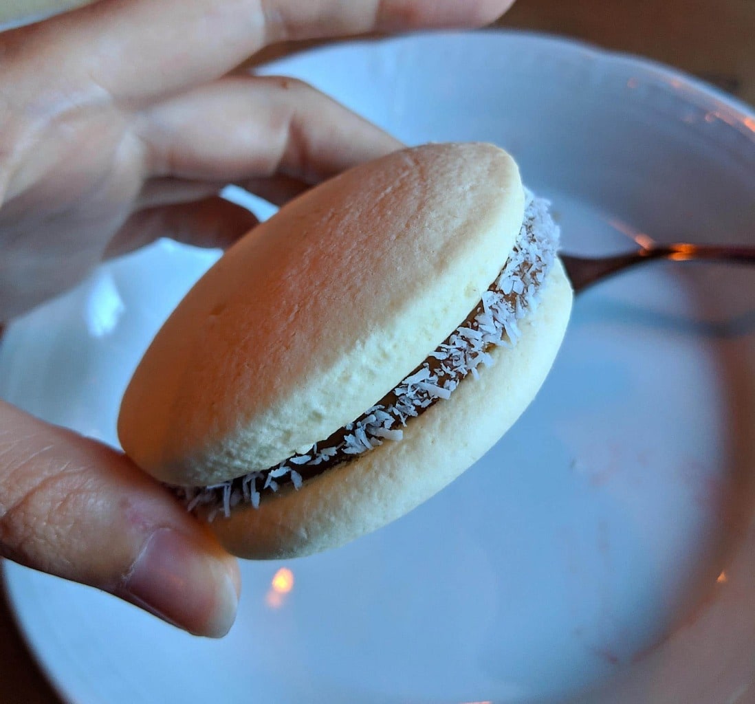 Alfajor con cocco