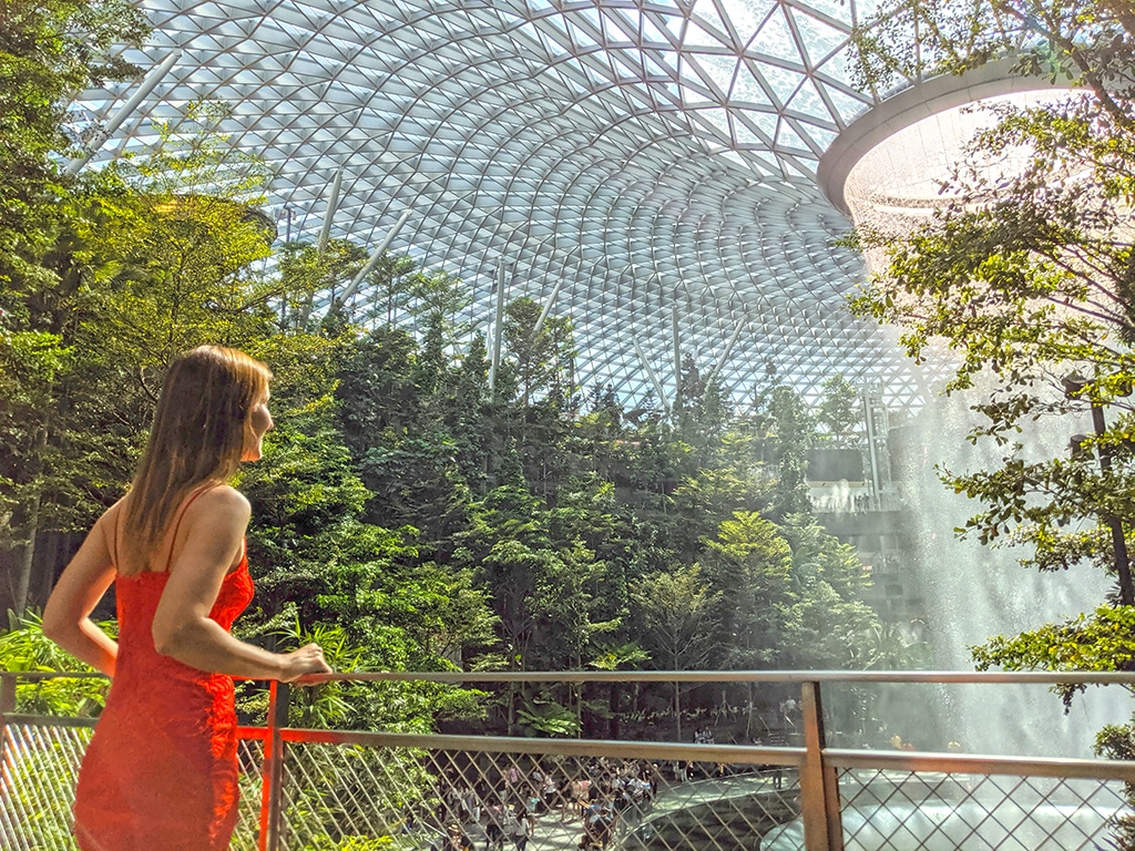 Changi Jewel Waterfall