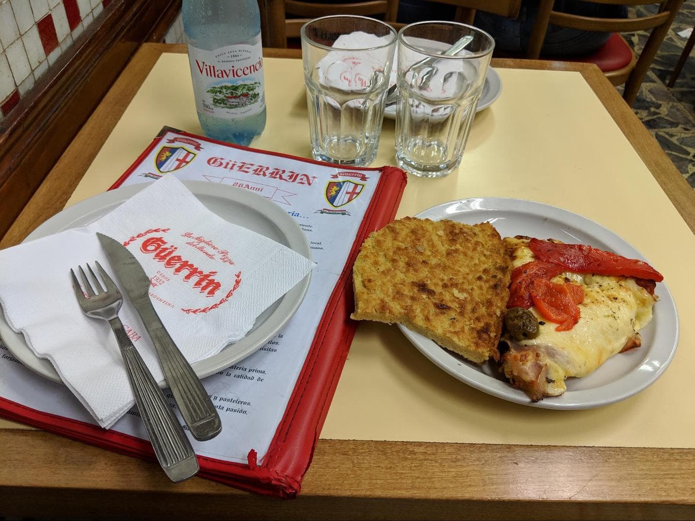 Pizza și faina la Guerrin