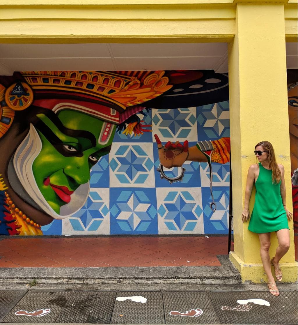 Street art on Little India