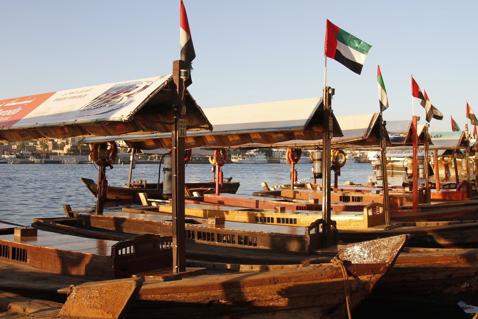 Abras at the Dubai Creek