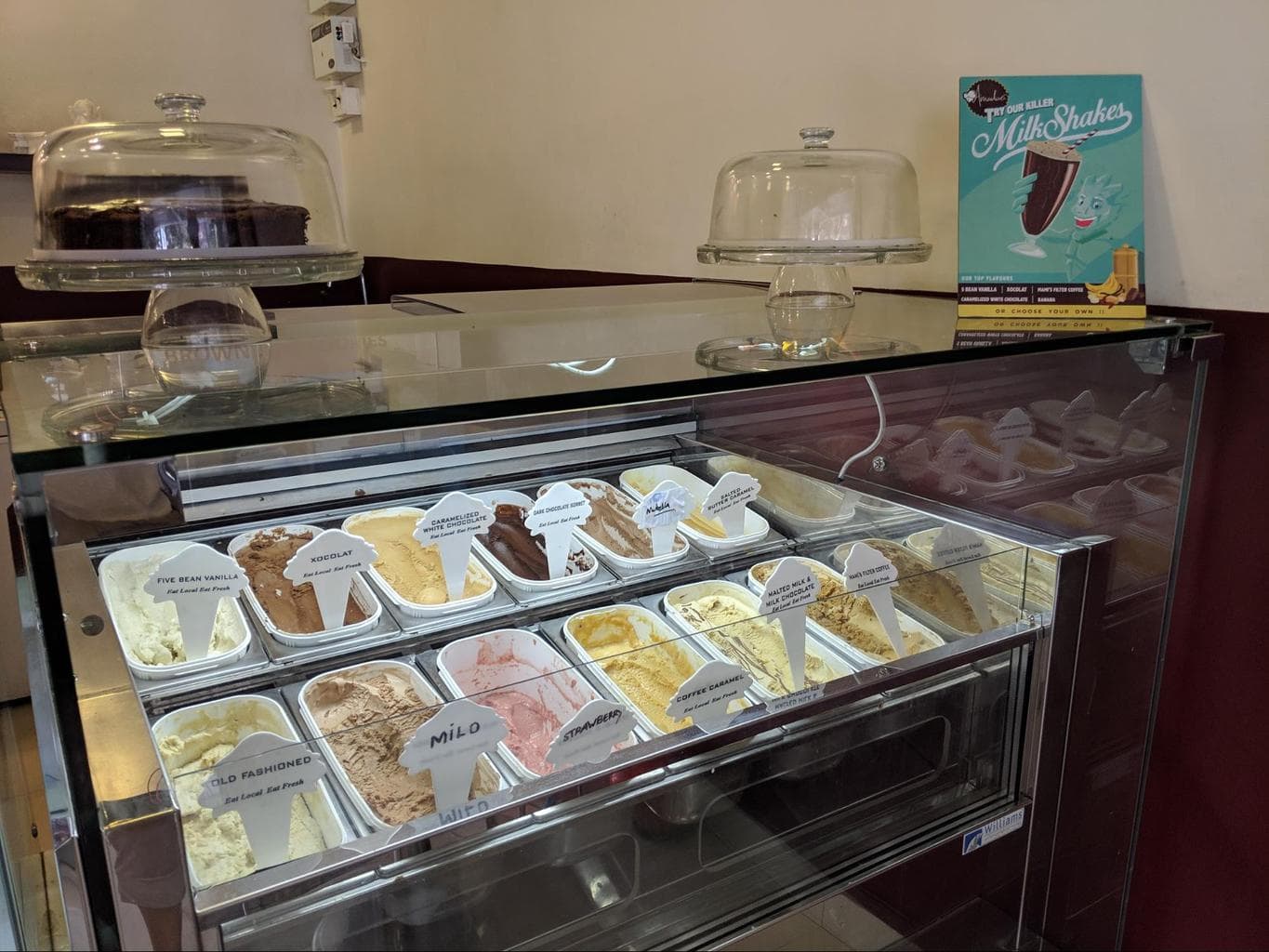 Amadora Gourmet Ice Cream selection