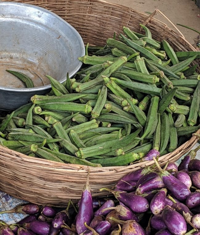 Georgetown market vegetables