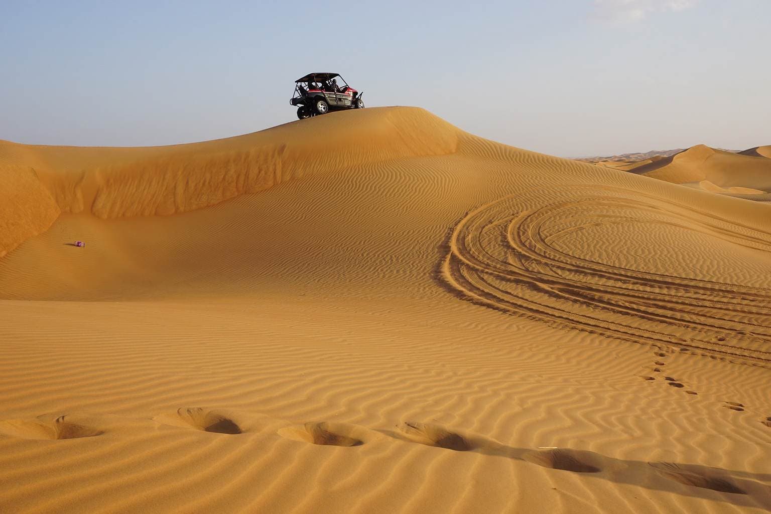 Go quad biking in the desert