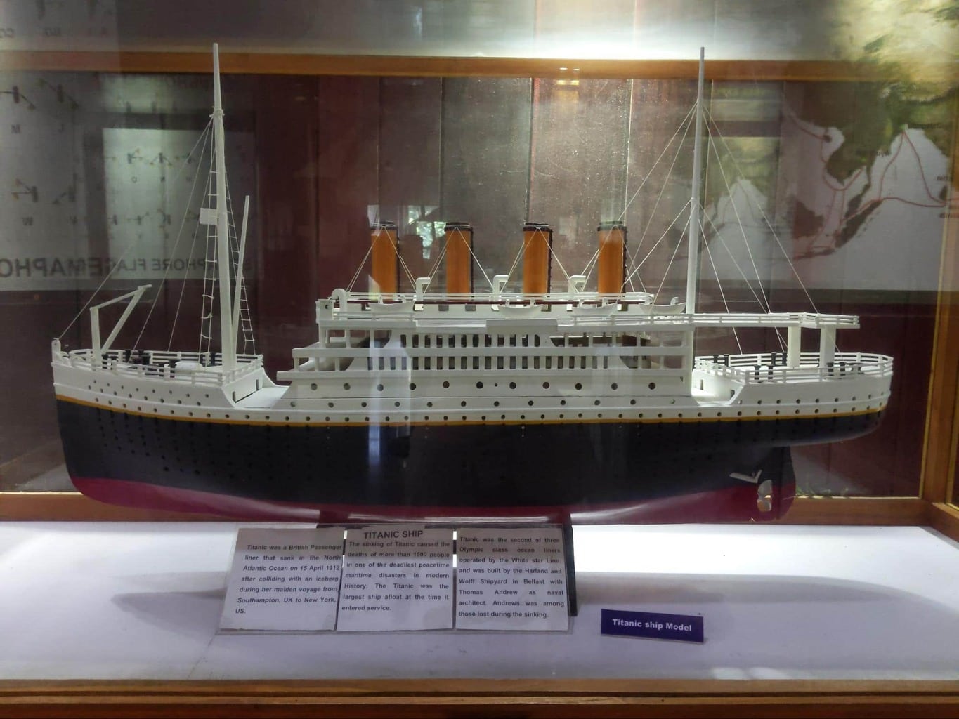 Heritage Maritime Museum model of the Titanic