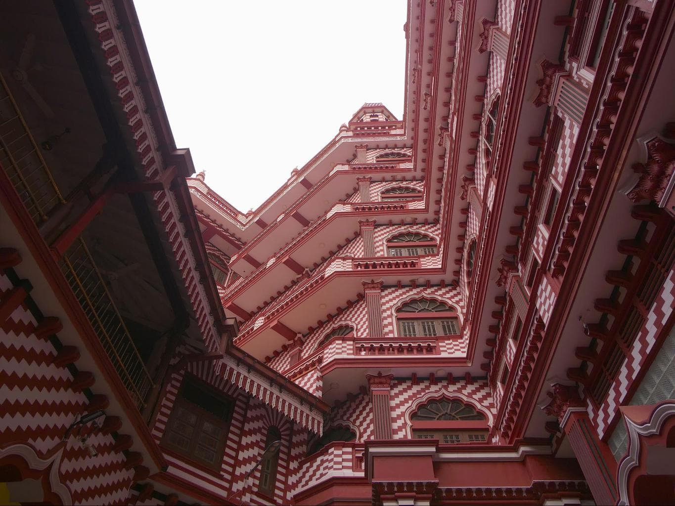 Inside the Red Mosque in Colombo