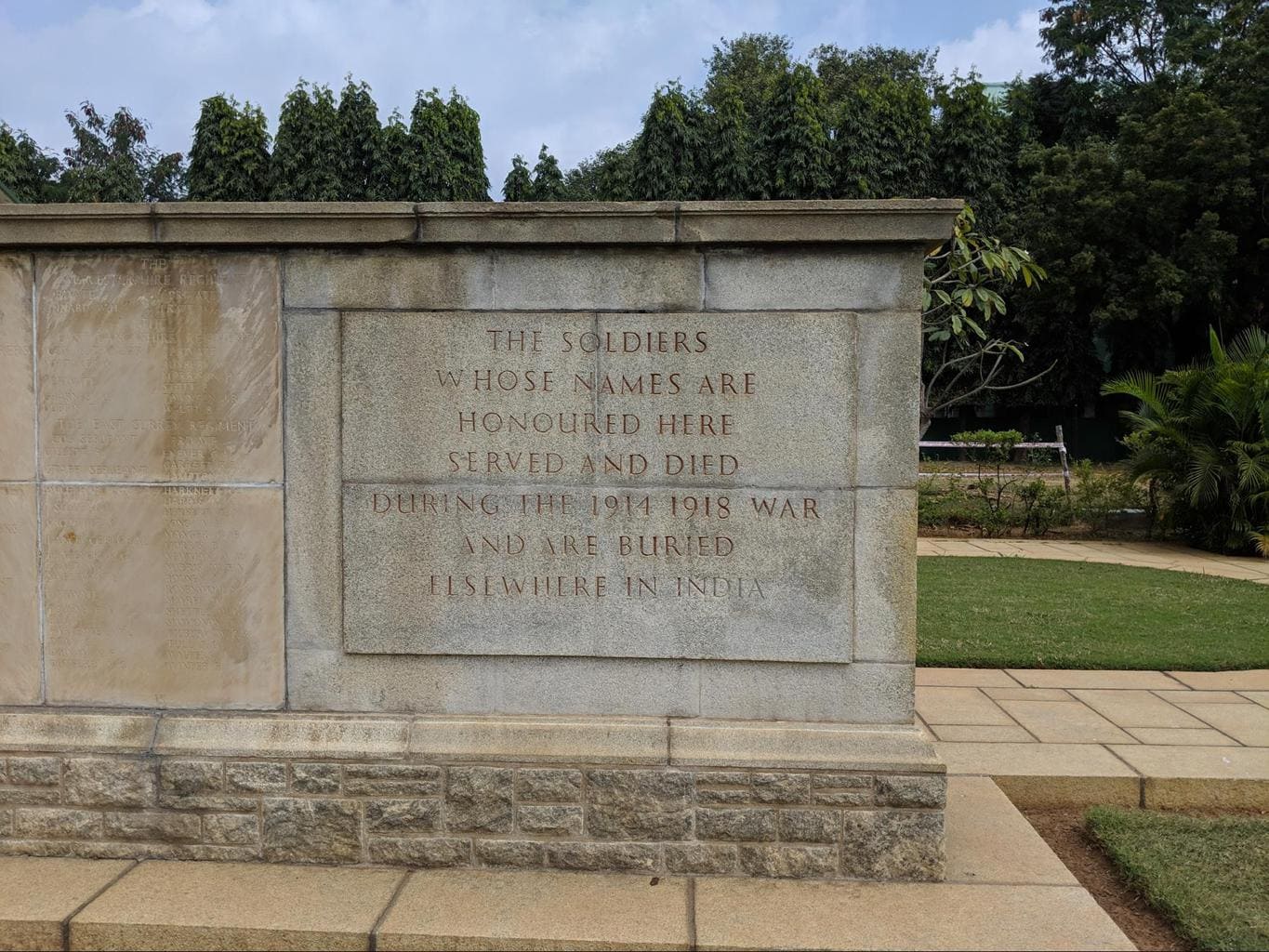 Madras War Cemetery memorial