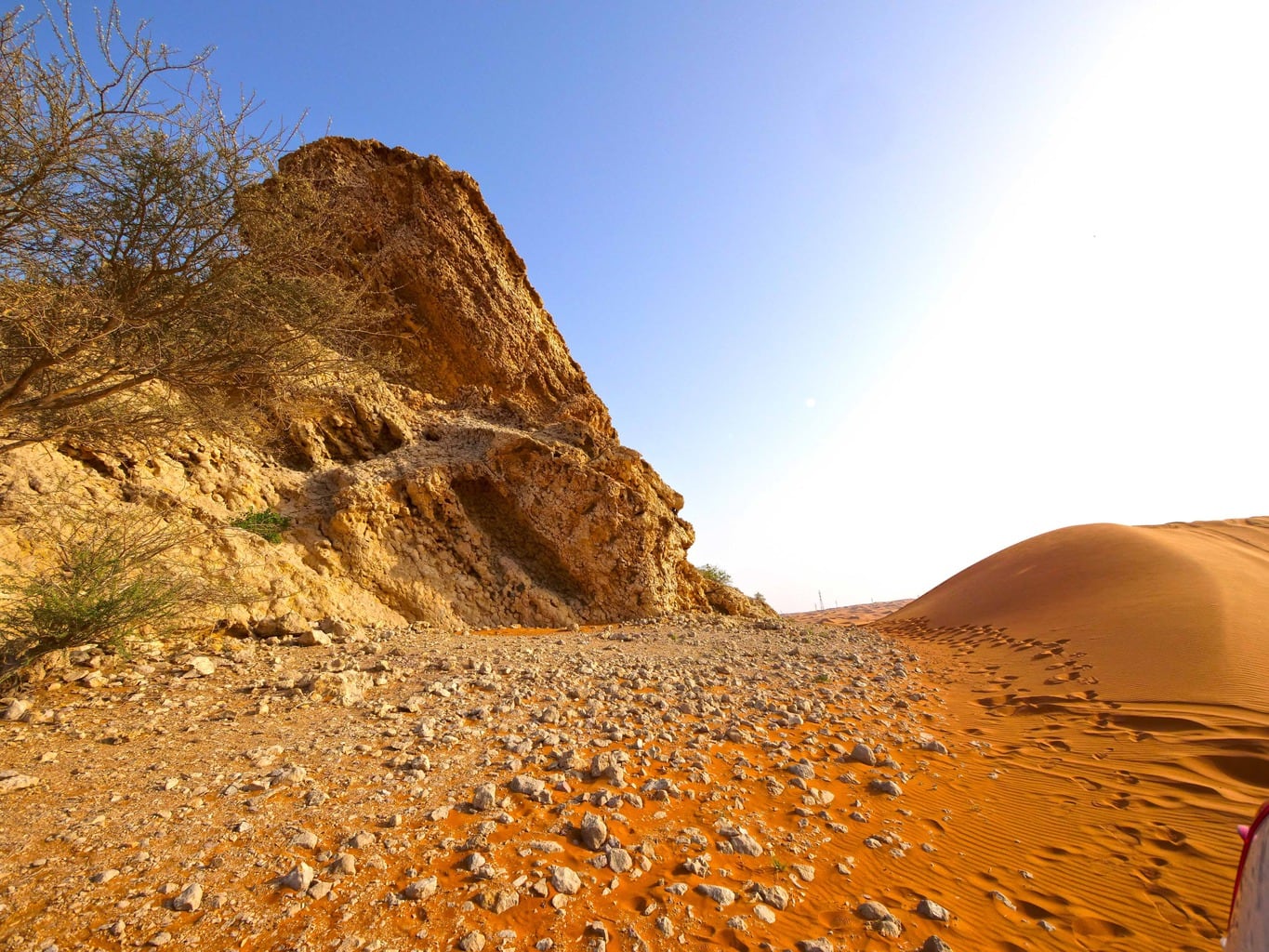 Mleiha Wadi Caves platform views