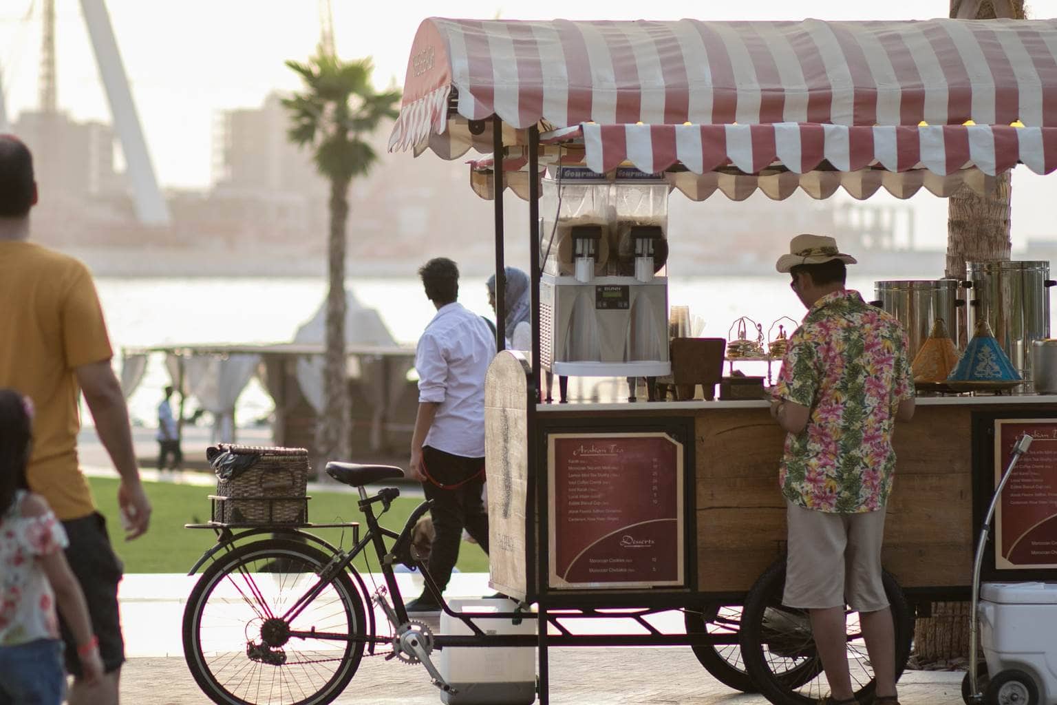 Vendor at The Walk at Jumeirah Beach