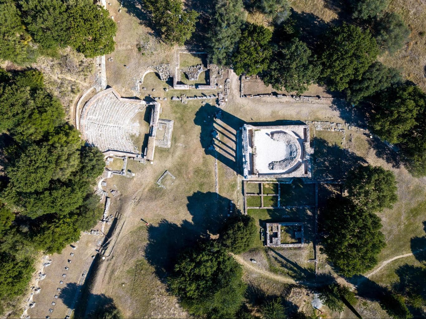 Apollonia Archeological Park from above