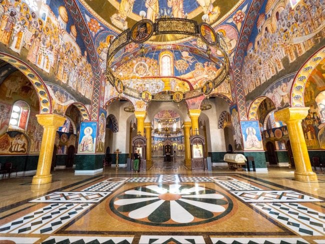 Saint Jovan Vladimir Church in Bar interior