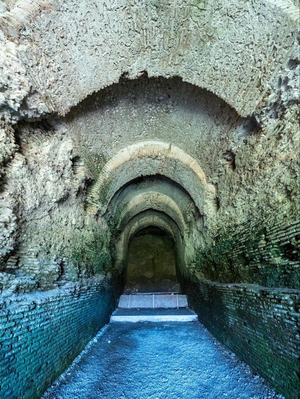 The entrance to the basement of the amphitheatre