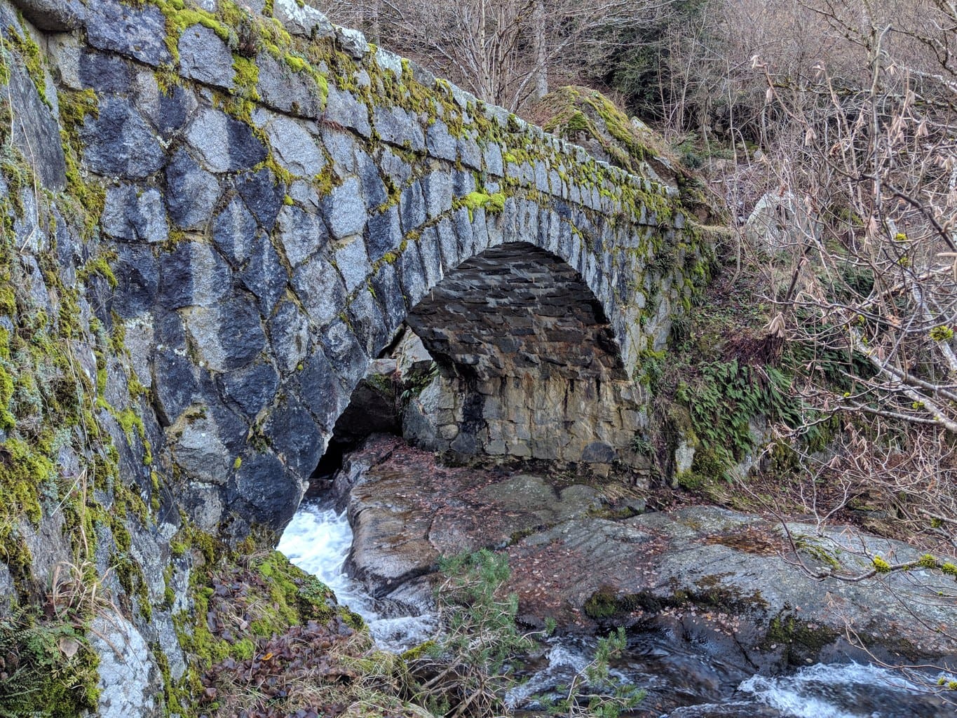 'Stone bridges on the way to Bordes at Madriu Pedrafita Claror Valley