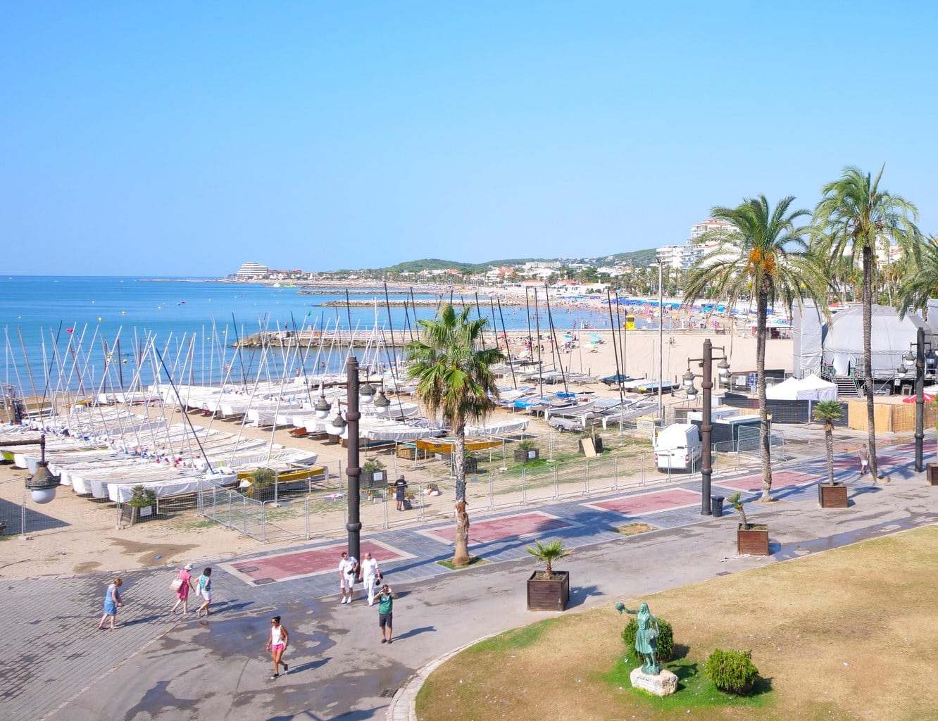 "Sea Promenade in Sitges"