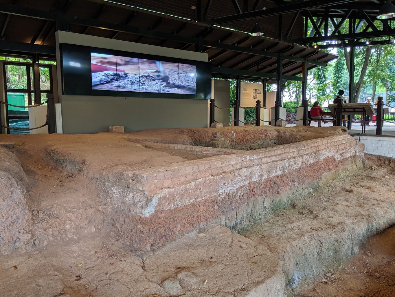 Fort Canning archeological dig site