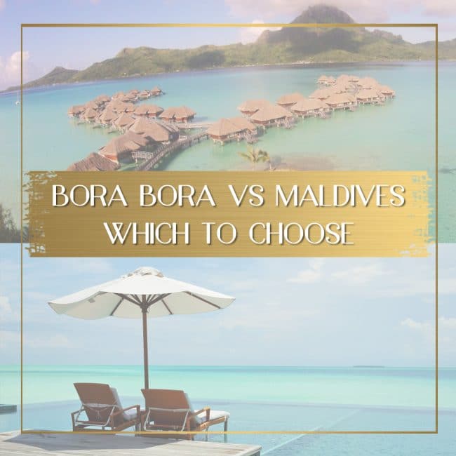 Maldives or Bora Bora feature