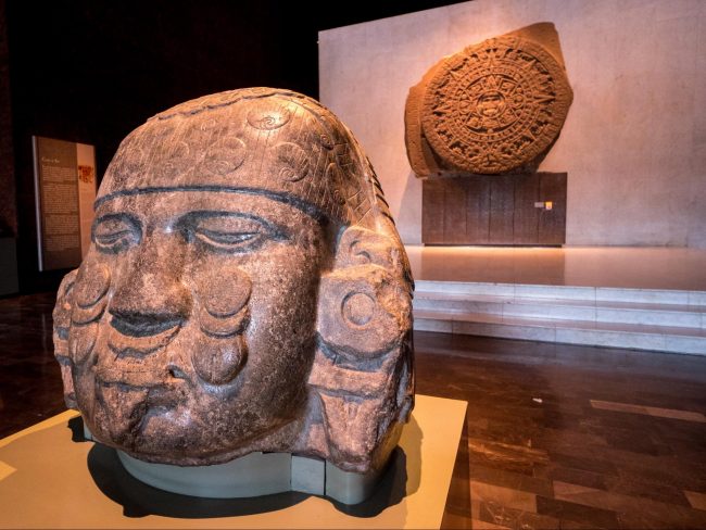 Mexico City’s Anthropology Museum exhibits and objects on display 03