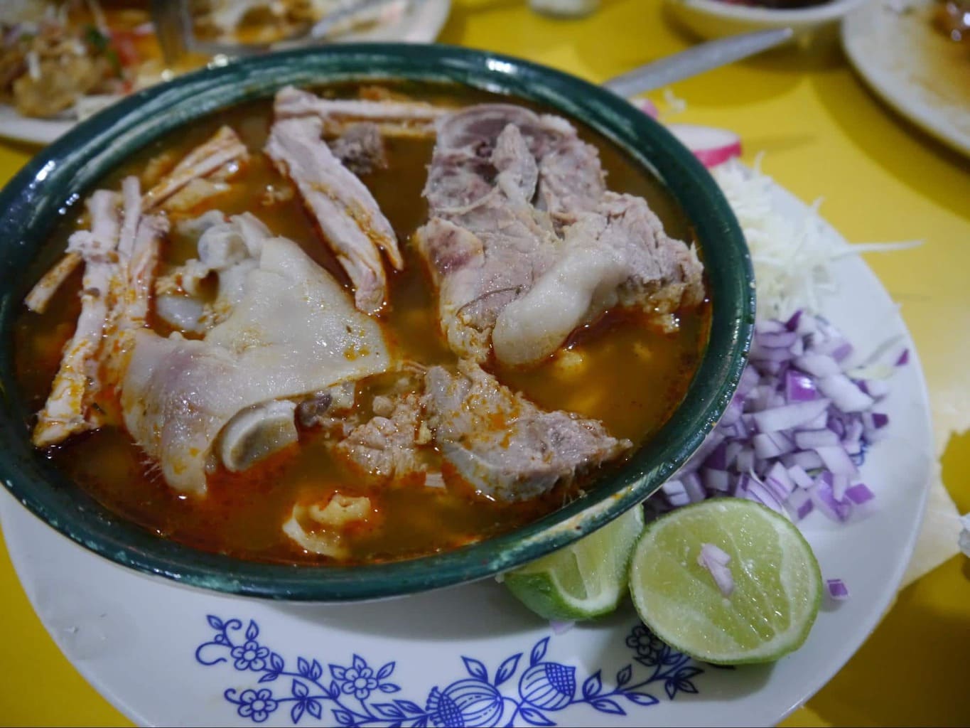 Pozole is a a Mexican soup-stew with whole corn grains