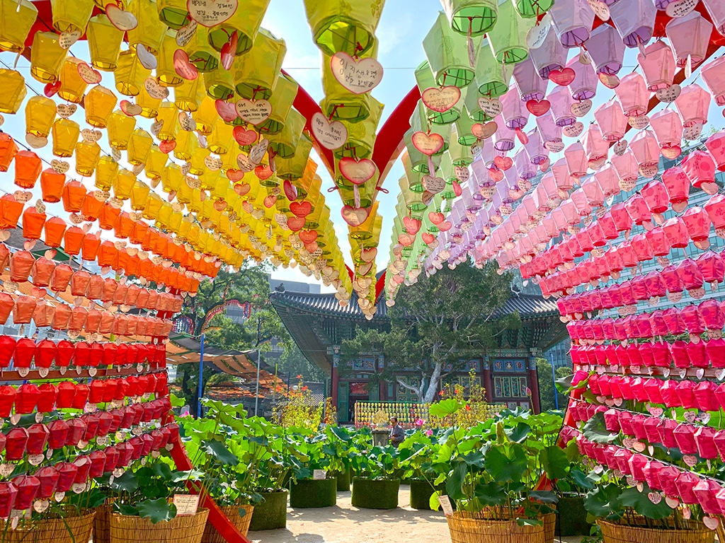 Scenery at Jogyesa temple