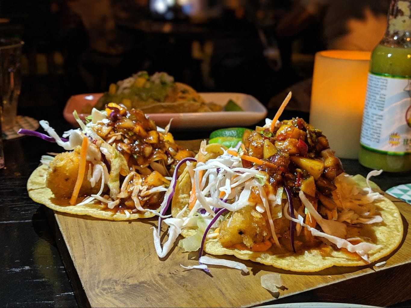 Tacos owes its name to the nahuatl word tlahco, or half