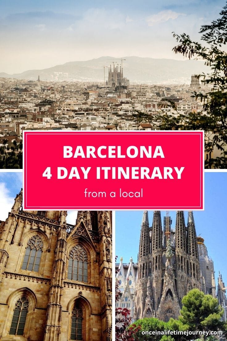 barcelona trip itinerary