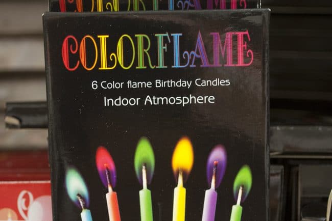 Colorflame Candles