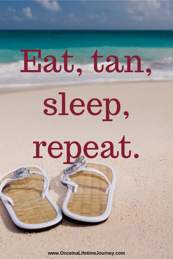 Instagram bio quotes: Eat, tan, sleep, repeat