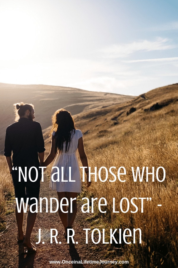 Instagram bio quotes: Not all those who wander are lost