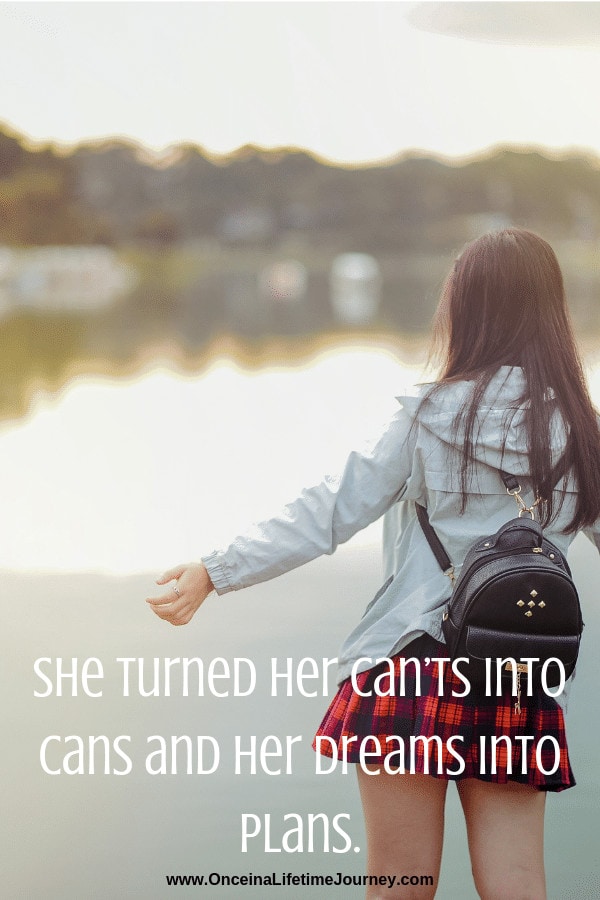 Instagram bio quotes: She turned her can'ts into cans and her dreams into plans