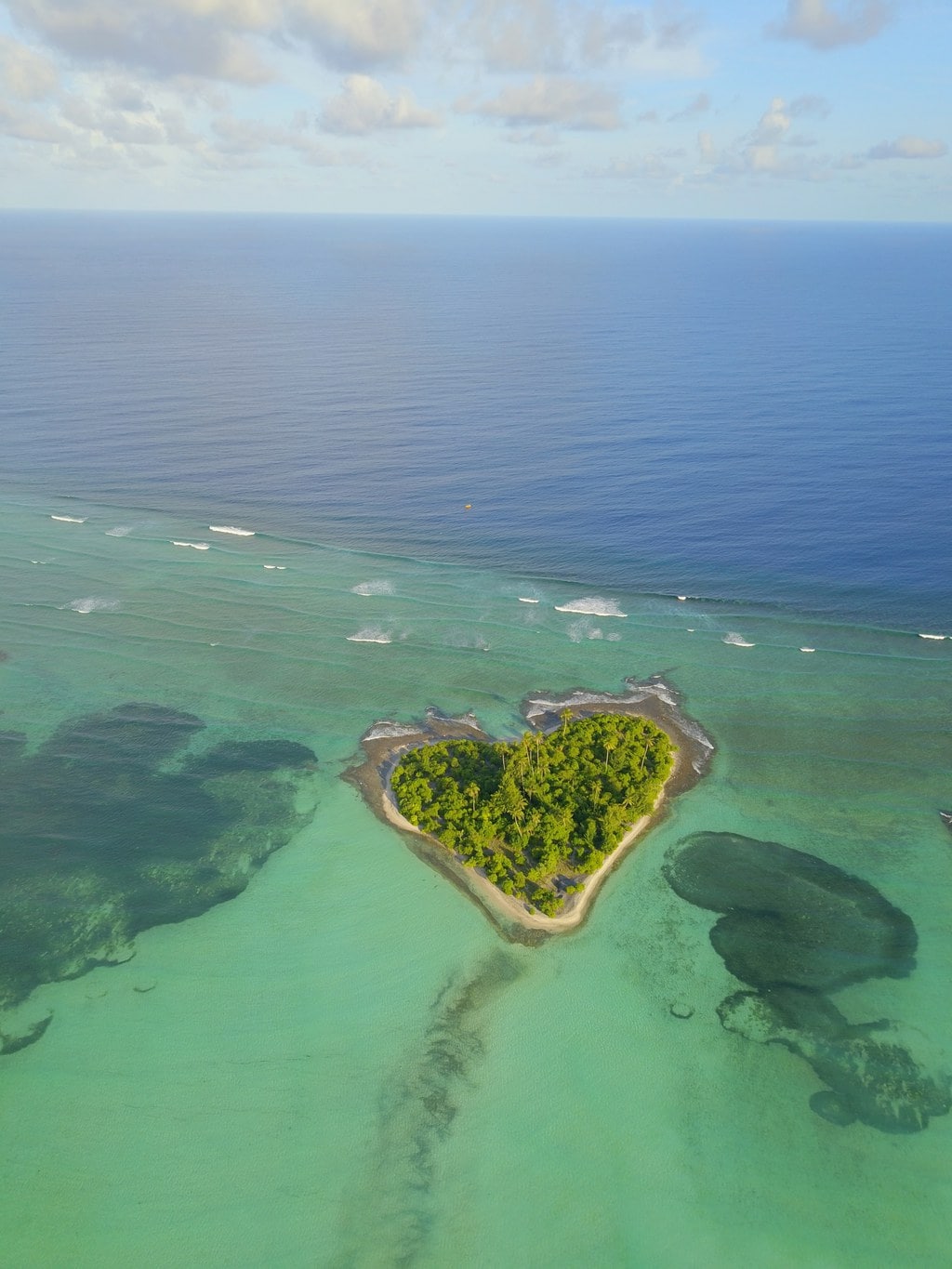 Kiribati drone shot