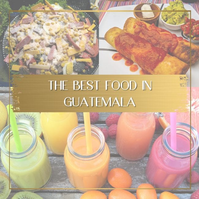 Food in Guatemala feature