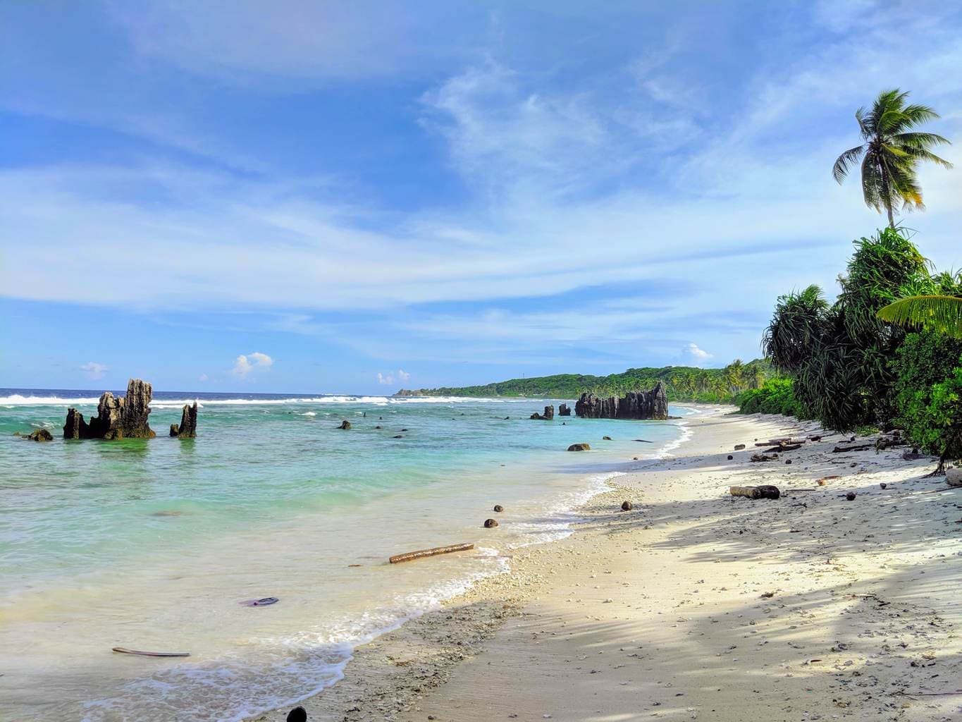 The beaches of Nauru