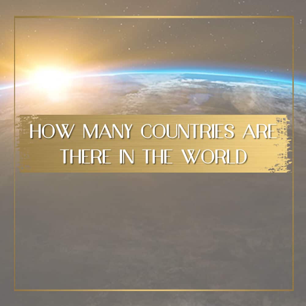 How many countries are there in the world feature