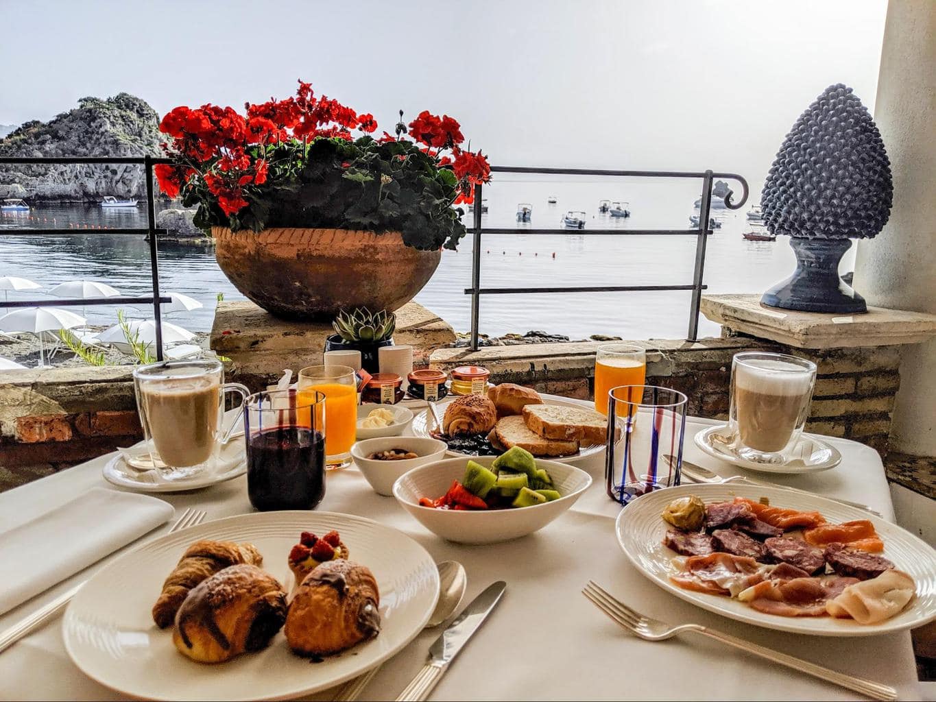 Review of at Belmond Villa Sant’Andrea - breakfast