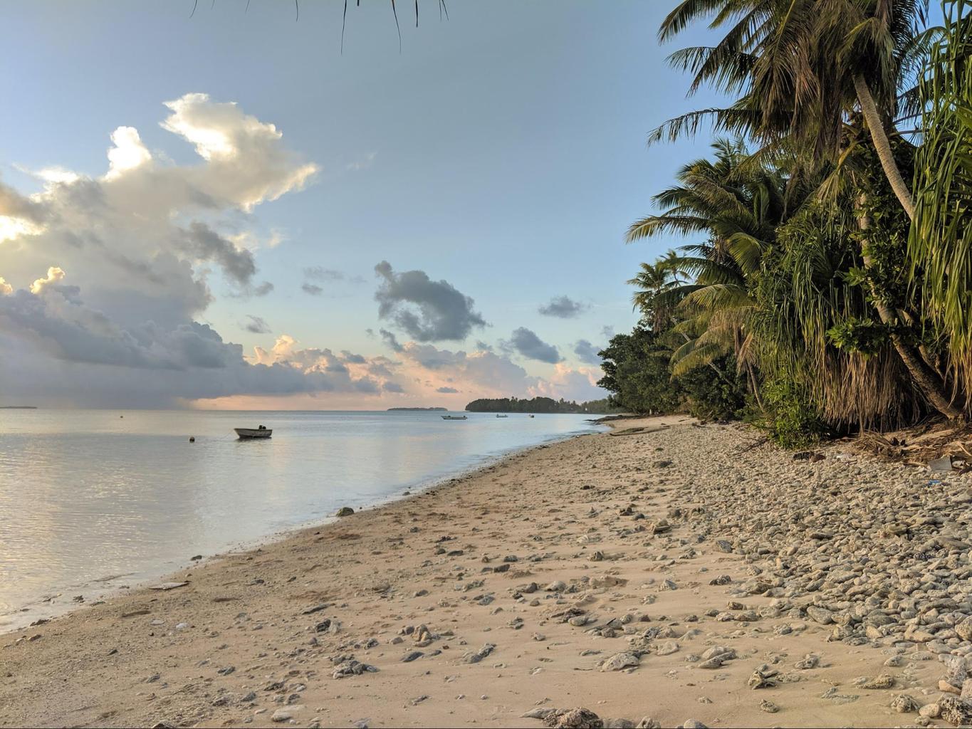 Beautiful sunsets on Tuvalu