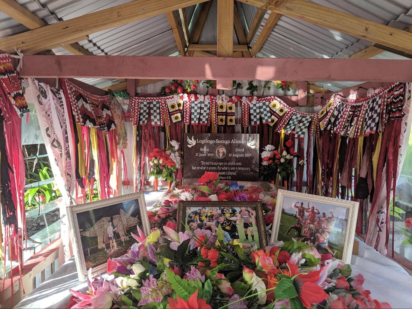 Cemetery in Tuvalu