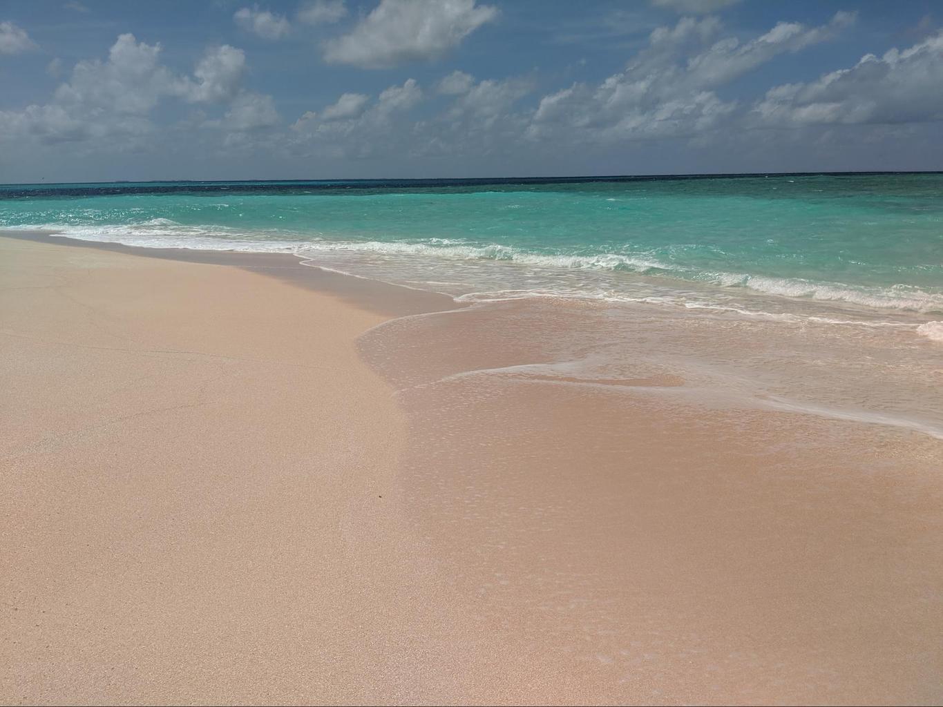 Desolate beaches on Funafuti Conservation Area