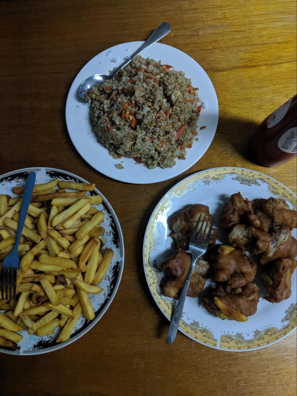 Fish and chips from Ocean Blue in Tuvalu