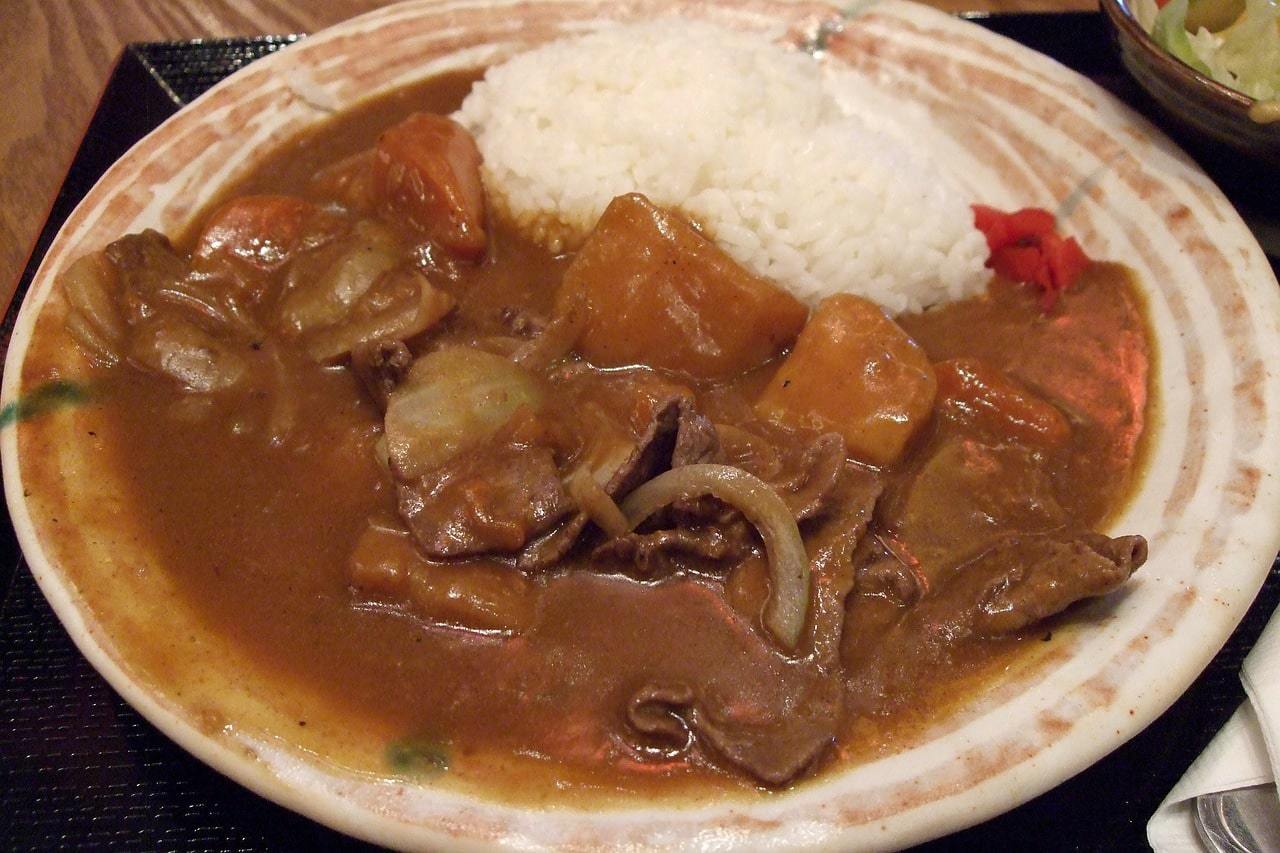 Japanese curry, when food in Japan resembles India’s