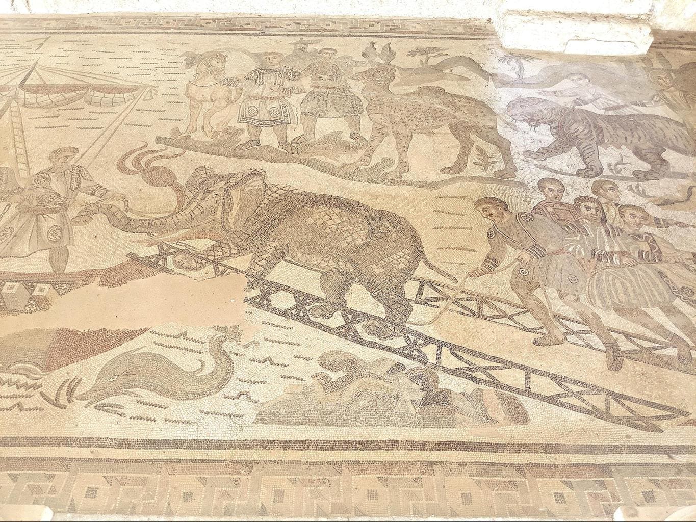 Mosaics at Villa Romana del Casale 01